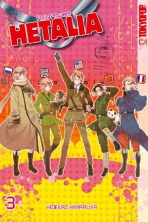 couverture, jaquette Axis Powers Hetalia 3  (Tokyopop allemagne) Manga