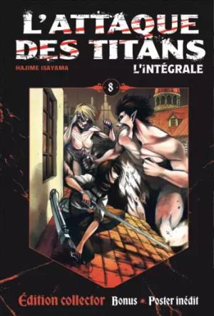 couverture, jaquette L'Attaque des Titans 8  - L'attaque des titansKiosque (Hachette manga) Manga