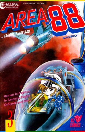couverture, jaquette Area 88 3 v1 (1987-1988) (Eclipse Comics) Manga