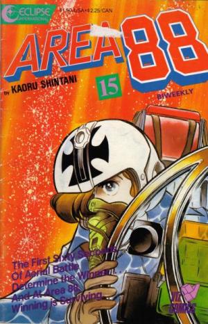 couverture, jaquette Area 88 15 v1 (1987-1988) (Eclipse Comics) Manga