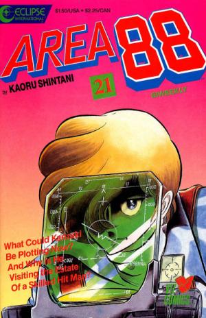 couverture, jaquette Area 88 21 v1 (1987-1988) (Eclipse Comics) Manga