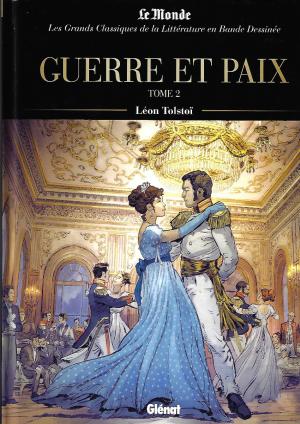 couverture, jaquette Les Grands Classiques de la littérature en Bande Dessinée 35  - guerre et paix tome 2réédition Le Monde/Glénat 2022 (glénat bd) BD