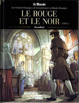 couverture, jaquette Les Grands Classiques de la littérature en Bande Dessinée 39  - Le rouge et le noir - tome 2réédition Le Monde/Glénat 2022 (glénat bd) BD