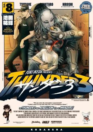 couverture, jaquette Thunder 3 8  (Kodansha) Manga