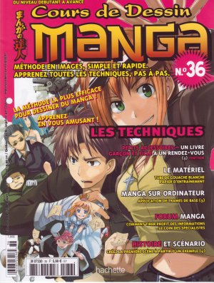 couverture, jaquette Cours de dessin manga 36  (Hachette manga) Magazine