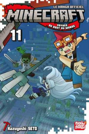 couverture, jaquette Minecraft, le manga officiel - Voyage au bout du monde 11
