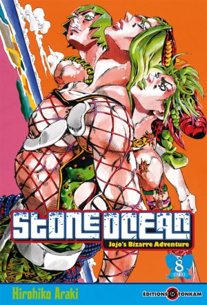 couverture, jaquette Jojo's Bizarre Adventure - Stone Ocean 8  (tonkam) Manga