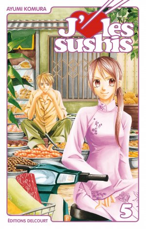 couverture, jaquette J'aime les sushis 5  (Delcourt Manga) Manga