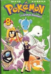 couverture, jaquette Pokémon 8 La grande aventure - Kiosque (Glénat Manga) Manga