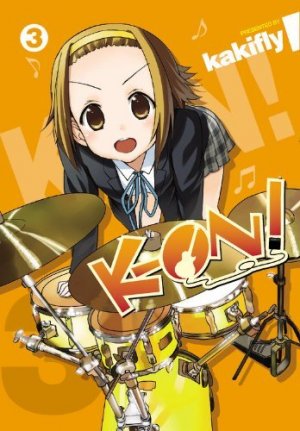 couverture, jaquette K-ON! 3 Américaine (Yen Press) Manga