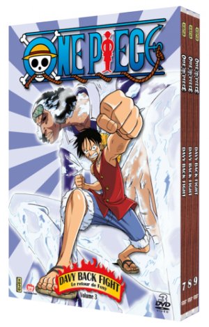 couverture, jaquette One Piece 3 DVD - Saison 4 - Davy Back Fight (Kana home video) Série TV animée