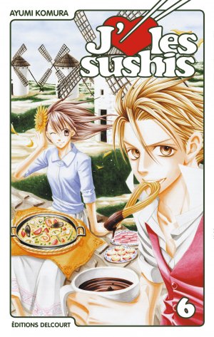 couverture, jaquette J'aime les sushis 6  (Delcourt Manga) Manga
