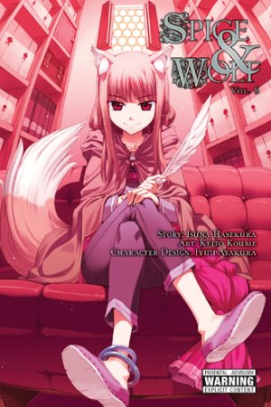 couverture, jaquette Spice & Wolf 5 Américaine (Yen Press) Manga
