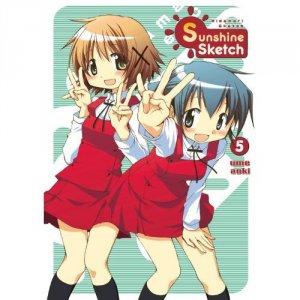 couverture, jaquette Hidamari Sketch 5 USA (Yen Press) Manga