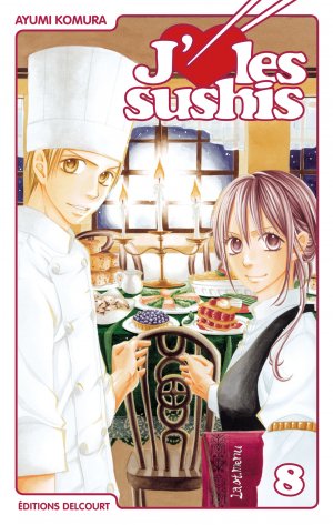 couverture, jaquette J'aime les sushis 8  (Delcourt Manga) Manga