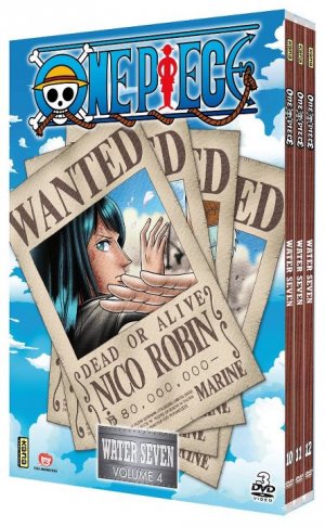 couverture, jaquette One Piece 4 DVD - Saison 5 - Water Seven (Kana home video) Série TV animée