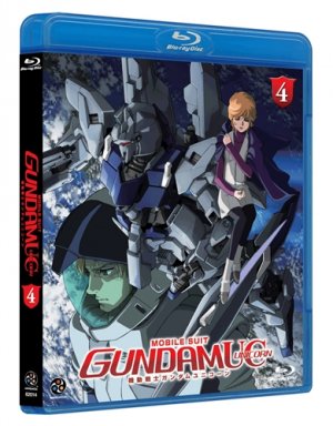 couverture, jaquette Mobile Suit Gundam Unicorn 4 Blu-ray Américain (Bandai US) OAV