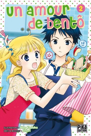 couverture, jaquette Un amour de Bentô 2  (pika) Manga