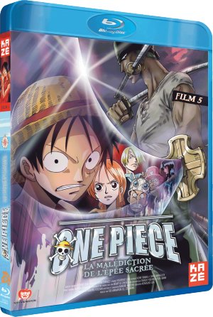 couverture, jaquette One Piece - Film 05 : La Malédiction De L'Épée Sacrée  Blu-Ray (Kaze) Film