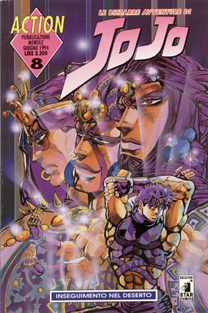 couverture, jaquette Jojo's Bizarre Adventure 8 Italienne (Star Comics) Manga