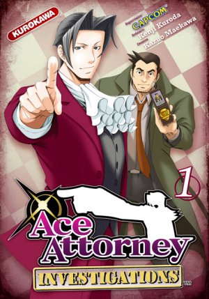 couverture, jaquette Ace Attorney Investigations 1  (Kurokawa) Manga