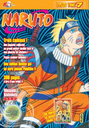 couverture, jaquette Naruto 7 Collector 10 ans (kana) Manga