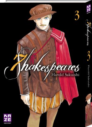 couverture, jaquette 7 Shakespeares 3  (kazé manga) Manga