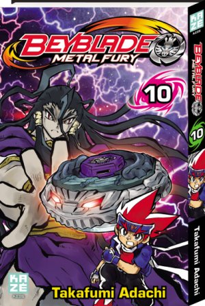 couverture, jaquette Beyblade Metal Fusion/Masters/Fury 10  (kazé manga) Manga