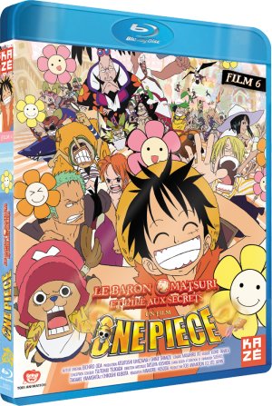 couverture, jaquette One Piece - Film 06 : La Baron Omatsuri & L'Île Aux Secrets  Blu-ray (Kaze) Film