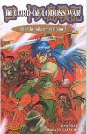 couverture, jaquette Chroniques de la Guerre de Lodoss - La Légende du Chevalier Héroique 3 Allemande (Carlsen manga) Manga