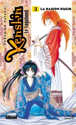 couverture, jaquette Kenshin le Vagabond 3  (Glénat Manga) Manga