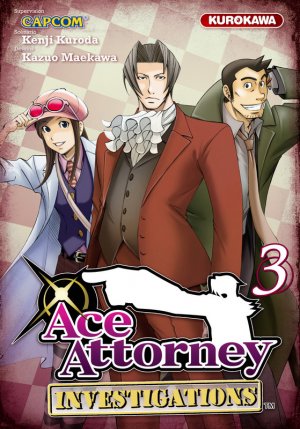couverture, jaquette Ace Attorney Investigations 3  (Kurokawa) Manga