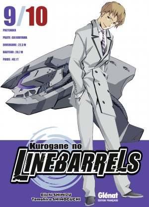 couverture, jaquette Kurogane no Linebarrels 10.9  (Glénat Manga) Manga