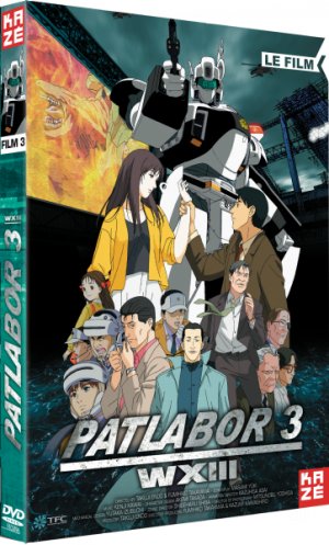 couverture, jaquette Patlabor - Film 3 : WXIII  DVD (Kaze) Film