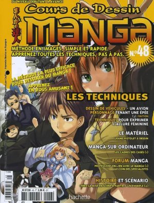 couverture, jaquette Cours de dessin manga 48  (Hachette manga) Magazine