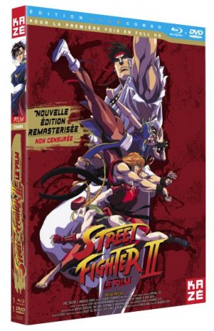 couverture, jaquette Street Fighter II  Combo DVD + Blu-ray (Kaze) Film