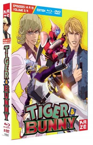 couverture, jaquette Tiger and Bunny 3 Combo DVD + Blu-ray (Kaze) Série TV animée