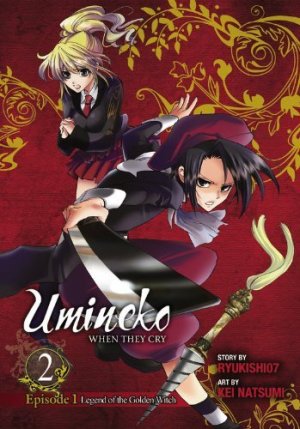 couverture, jaquette Umineko no Naku Koro ni Episode 1: Legend of the Golden Witch 2 Omnibus (Yen Press) Manga