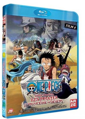 couverture, jaquette One Pïece - Film 08 : Episode D'Alabasta - Les Pirates & La Princesse Du Désert  Blu-ray (Kaze) Film