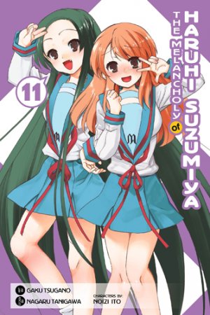 couverture, jaquette La Mélancolie de Haruhi Suzumiya 11 Américaine (Yen Press) Manga