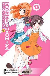 couverture, jaquette La Mélancolie de Haruhi Suzumiya 13 Américaine (Yen Press) Manga