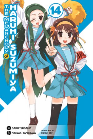 couverture, jaquette La Mélancolie de Haruhi Suzumiya 14 Américaine (Yen Press) Manga