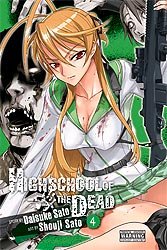 couverture, jaquette Highschool of the Dead 4 Américaine (Yen Press) Manga