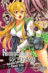couverture, jaquette Highschool of the Dead 7 Américaine (Yen Press) Manga