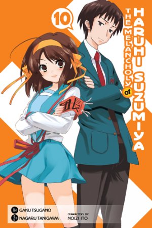 couverture, jaquette La Mélancolie de Haruhi Suzumiya 10 Américaine (Yen Press) Manga