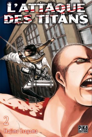 couverture, jaquette L'Attaque des Titans 2  (Pika) Manga