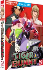 couverture, jaquette Tiger and Bunny 4 Combo DVD + Blu-ray (Kaze) Série TV animée