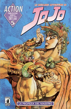 couverture, jaquette Jojo's Bizarre Adventure 5 Italienne (Star Comics) Manga