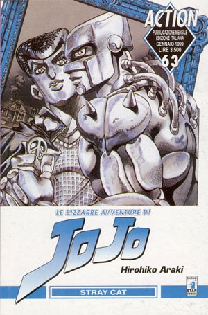 couverture, jaquette Jojo's Bizarre Adventure 63 Italienne (Star Comics) Manga