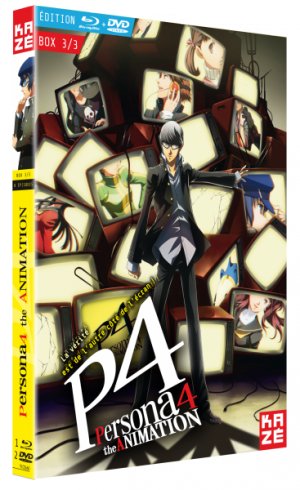 couverture, jaquette Persona 4: The Animation 3 Combo DVD + Blu-ray (Kaze) Série TV animée